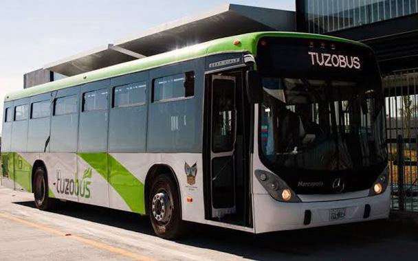 Unidad de transporte público Tuzobús. (Cortesía)