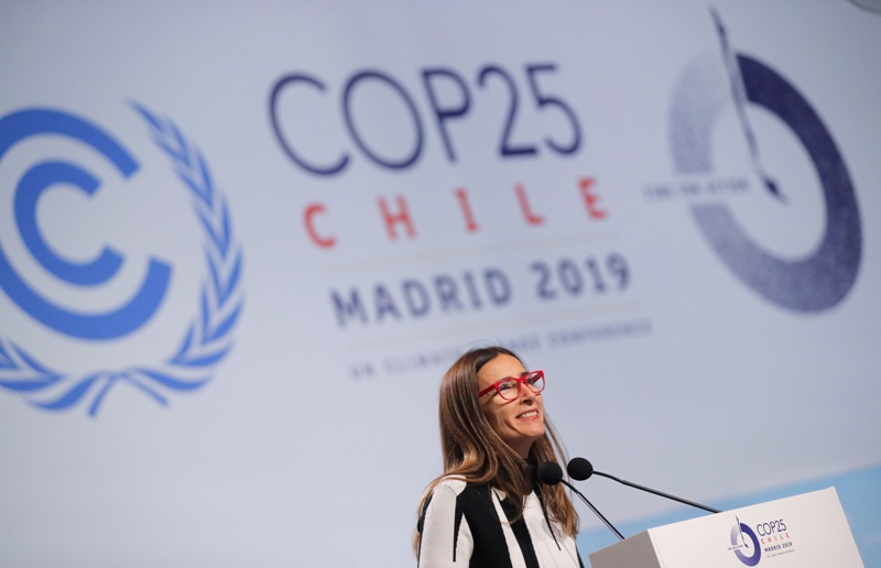 Carolina Schmidt presidenta de la COP25 y ministra chilena de Medioambiente. (EFE)