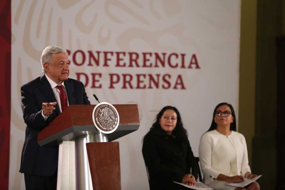 El presidente Andrés Manuel López Obrador en conferencia del 3 de diciembre. (Javier Ríos)
