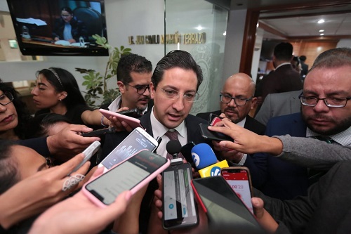Visitó la Legislatura local. (Tania Contreras)