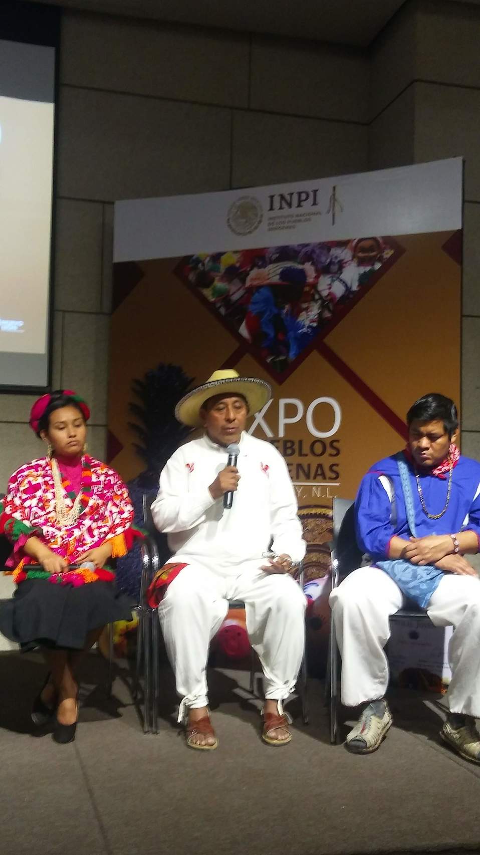 Benigno, representante de los Paraísos Indígenas.