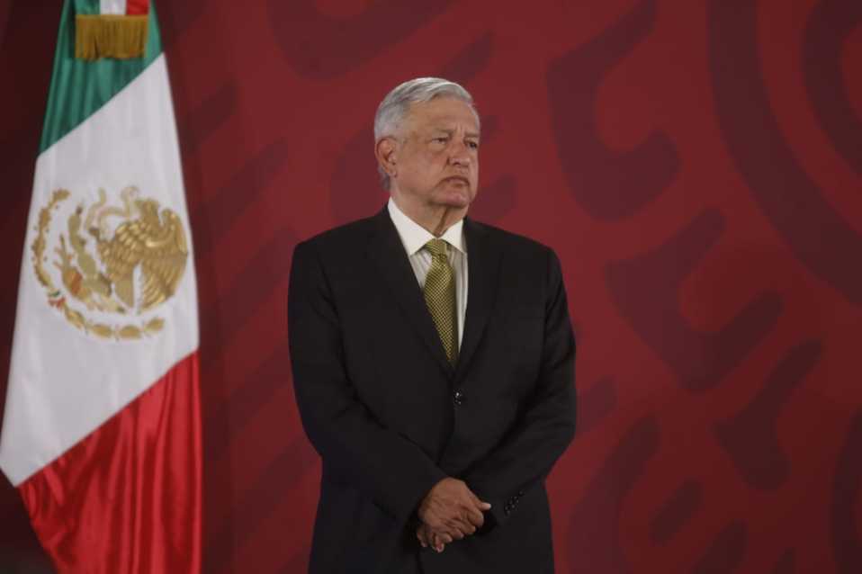 Conferencia de prensa matutina del presidente López Obrador el 4 de diciembre. (Araceli López)