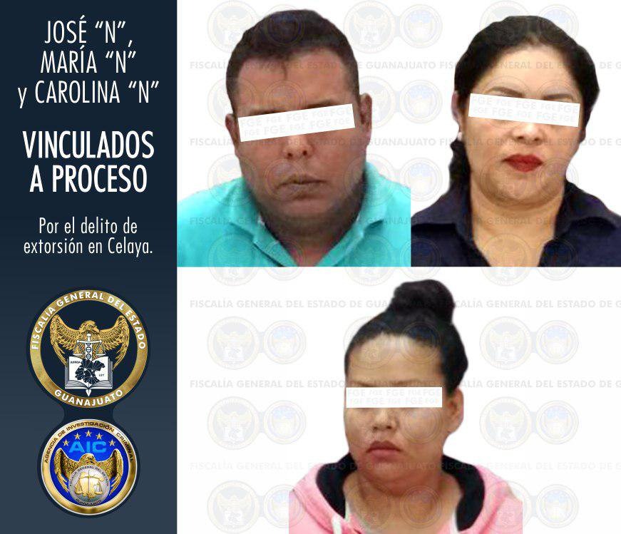 Extorsionadores de Celaya / Foto: Especial