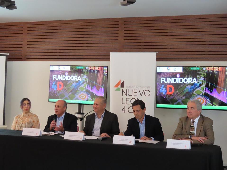El Gobierno del Estado y el Parque Fundidora presentaron el proyecto 'Fundidora 4D' (Foto: Especial)