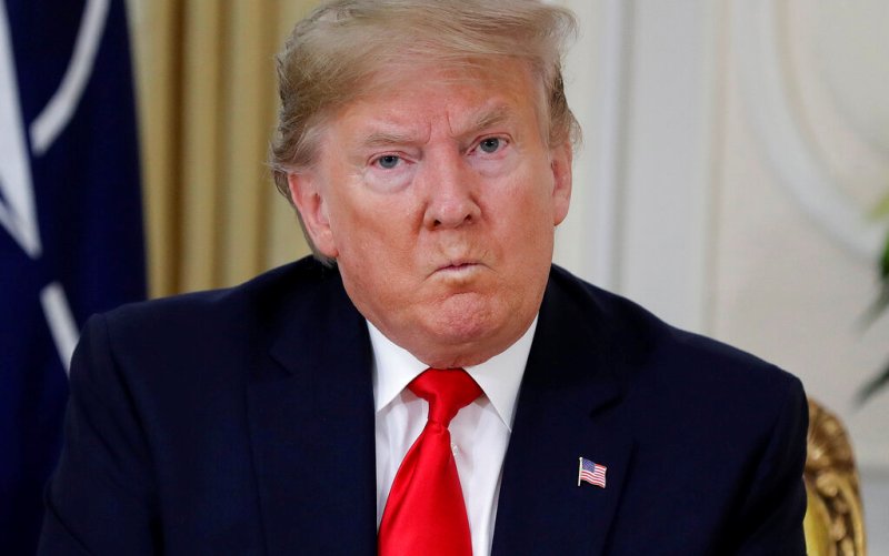 "Lo que están haciendo es algo muy malo para nuestro país", dijo Trump. (AP)