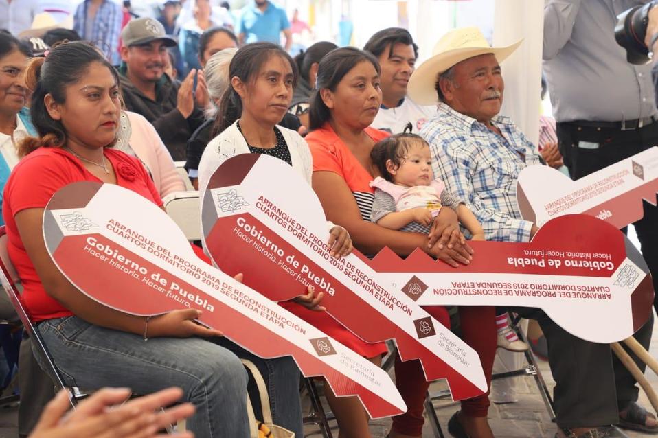 En este municipio puso en marcha la segunda etapa del Programa de Reconstrucción de Cuartos Dormitorio 2019 (Especial)