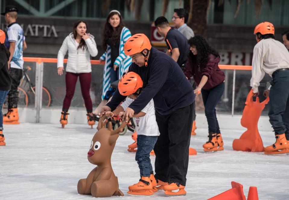 Pista de hielo en CdMx. | Cuartoscuro