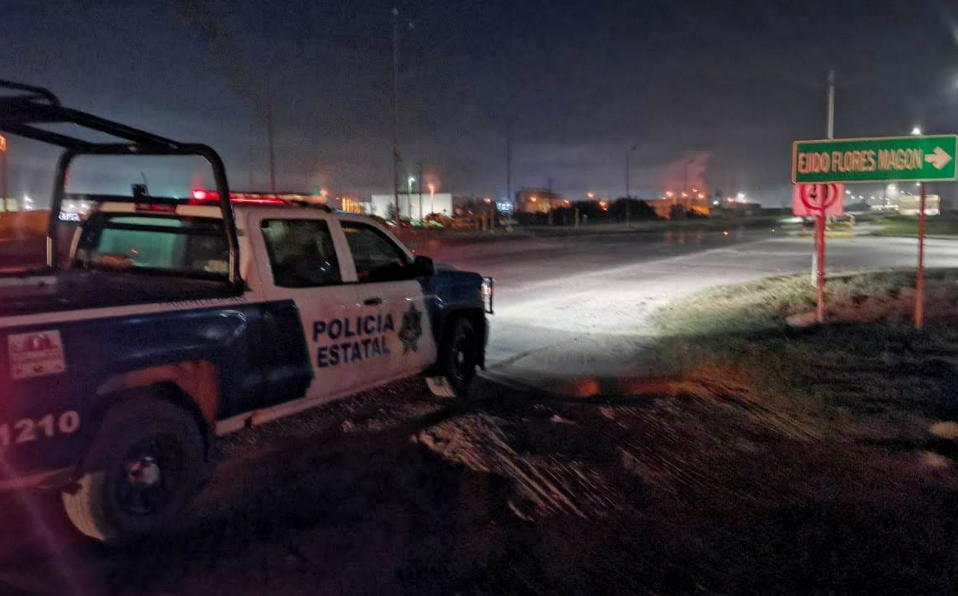 La Policía Estatal y Sedena escoltaron el camión de pasajeros que se dirigía a Monterrey (Foto/CORTESÍA)