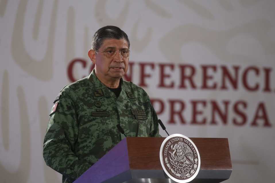 El secretario de la Defensa Nacional,  Luis Crescencio Sandoval. (Araceli López)