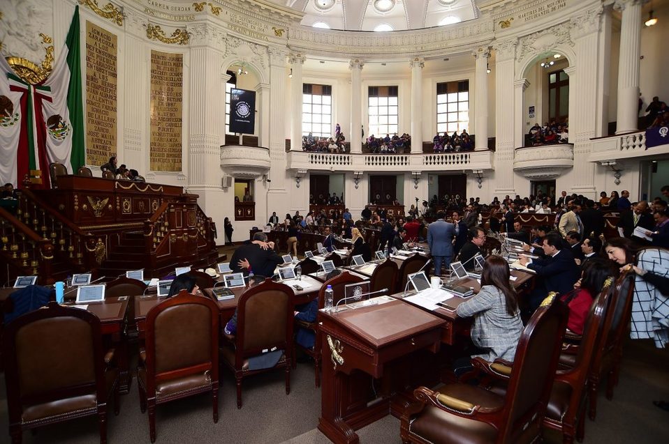 Sesión del Congreso de CdMx. (Tomado de @Congreso_CdMex)