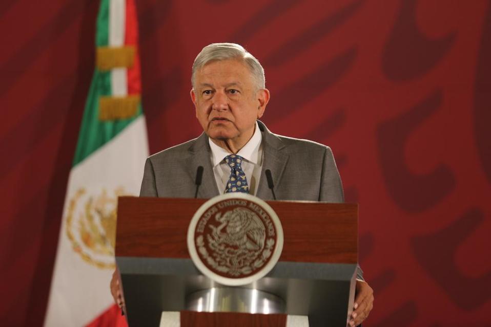 Conferencia de prensa el presidente López Obrador el 5 de diciembre. (Jorge Carballo)
