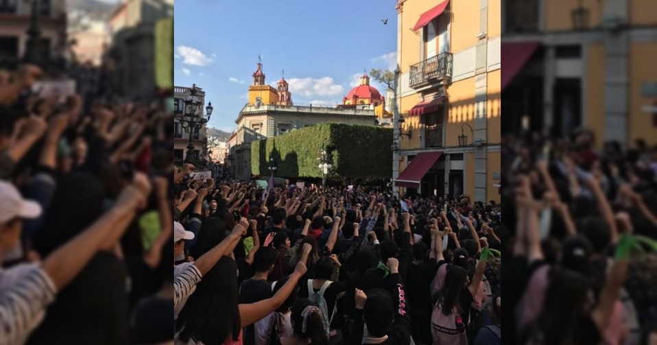 Los estudiantes se manifestaron en distintas sedes desde el miércoles 4 de diciembre. Foto: redes comunidad estudiantil UG.