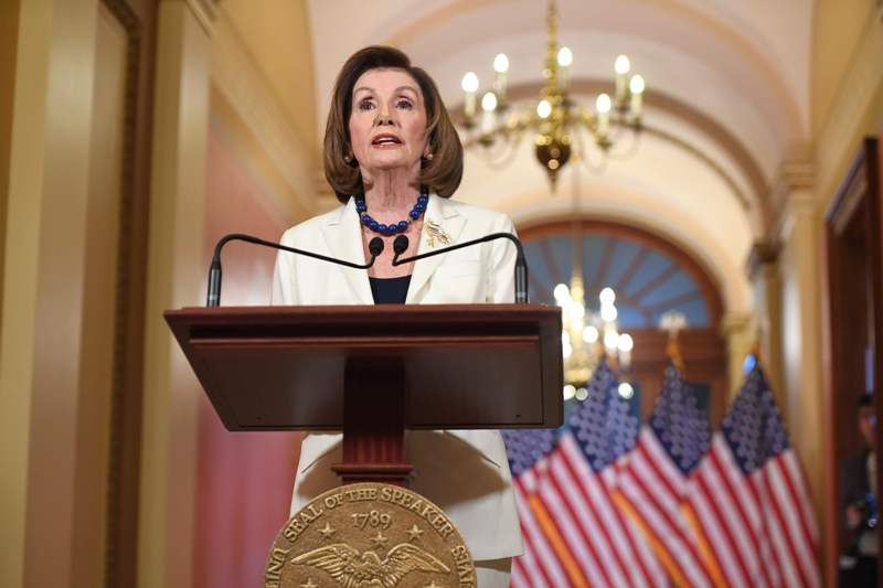 La líder demócrata, Nancy Pelosi. (AFP)