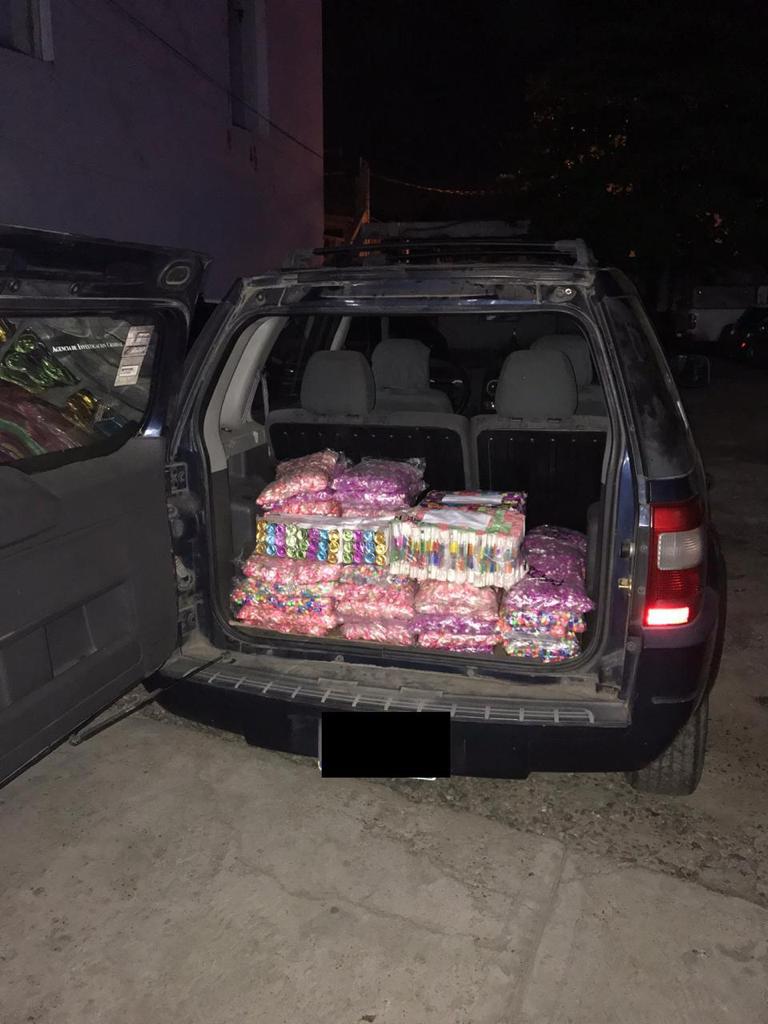 La detención se llevó a cabo la noche del jueves a la entrada de la Carretera Internacional México 15. (Adriana Carlos)