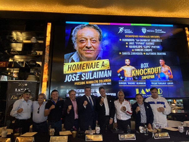 Mauricio Sulaiman recibe reconocimiento a su padre José Sulaiman (Alejandra Rodríguez)