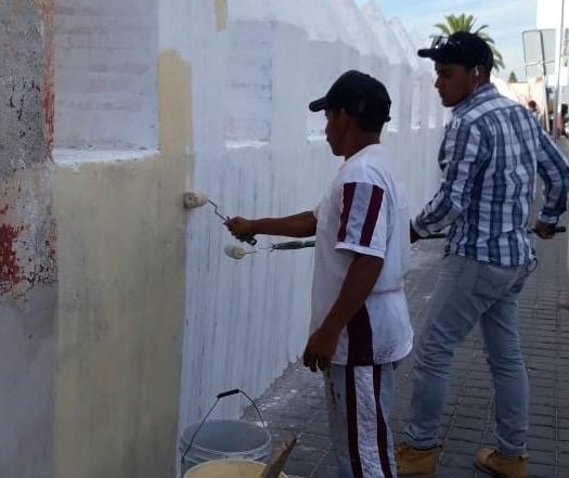 Trabajos de Exconvento de San Nicolás. (Cortesía)