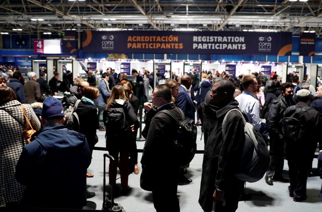 Cumbre climática en Madrid, España. (AP)