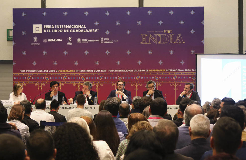 Jesús Ramírez Cuevas, Salvador Camarena, Leonardo Curzio y Hernán Gómez debatieron (Cortesía)