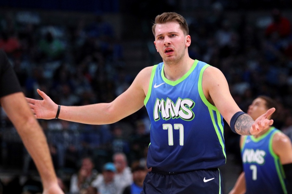Luka Doncicm jugador de Mavericks (AP)