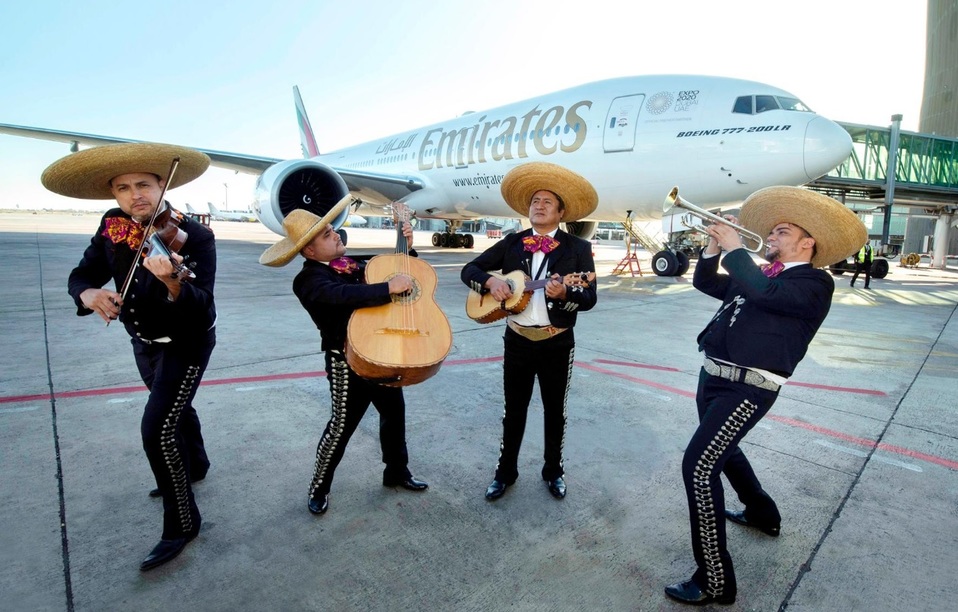 Emirates Airlines llega a México (@emirates)