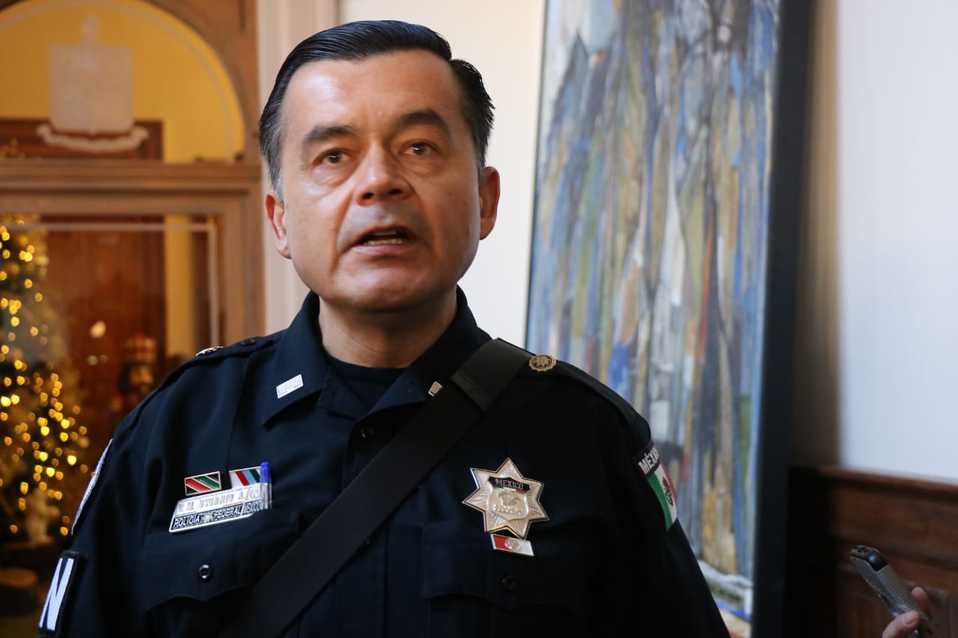 Víctor Manuel Osornio Álvarez, secretario técnico de la Mesa para la Construcción de la Paz y representante de la Policía Federal.