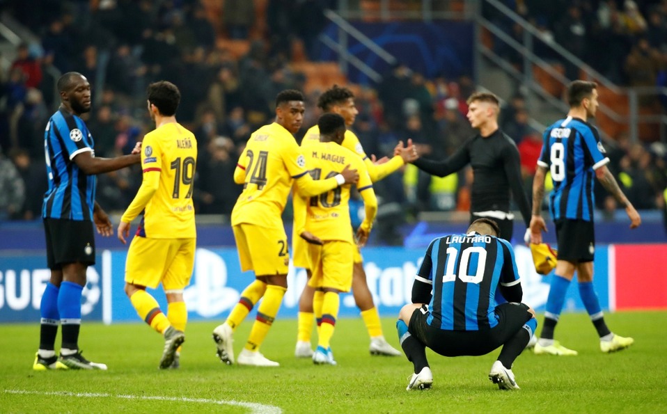 Barcelona derrotó 1-2 a Inter (Reuters)