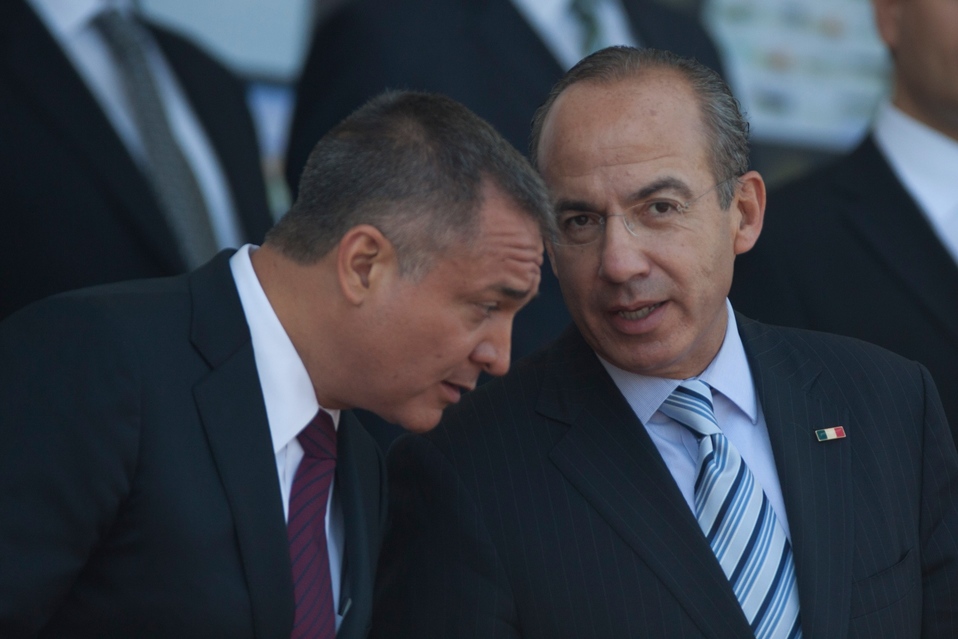 Felipe Calderón se dijo sorprendido por la captura y acusaciones contra su ex secretario de Seguridad Pública. (Cuartoscuro | Archivo)