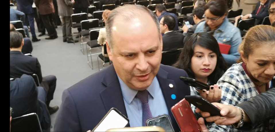 Gustavo de Hoyos, presidente de Coparmex, critica cambios al T-MEC. (Eduardo de la Rosa)