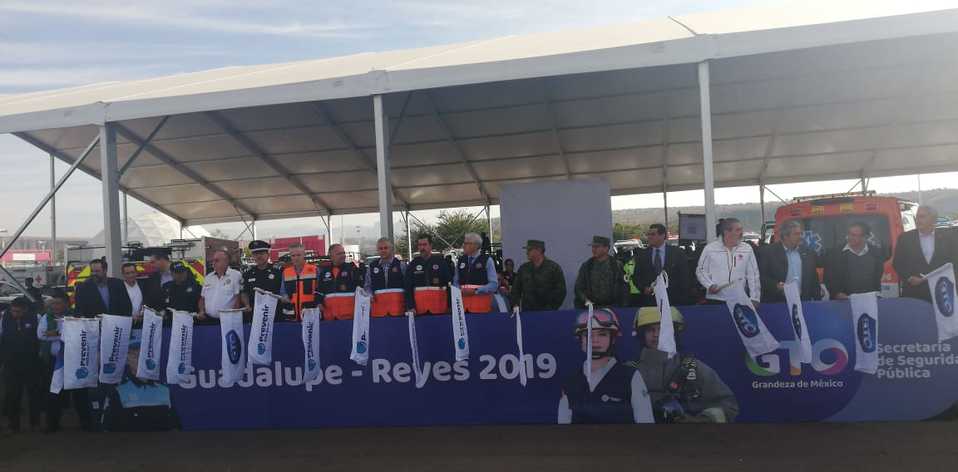 Operativo Guadalupe Reyes 2019 en Guanajuato, habrá 18 mil elementos.