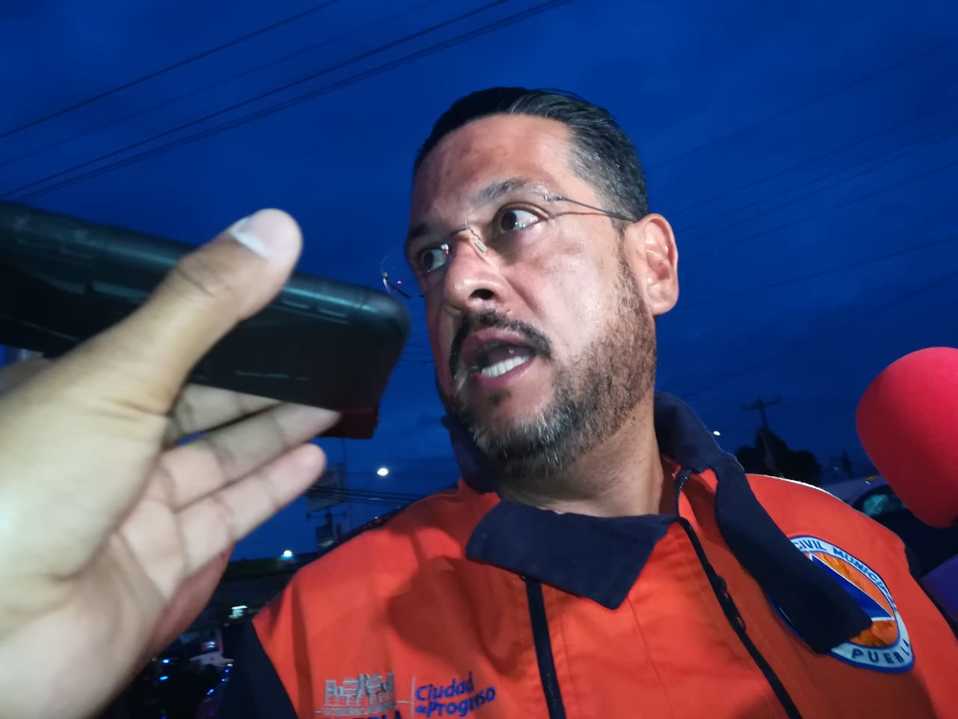 Gustavo Ariza Salvatori, director de Protección Civil Municipal (Angélica Tenahua)