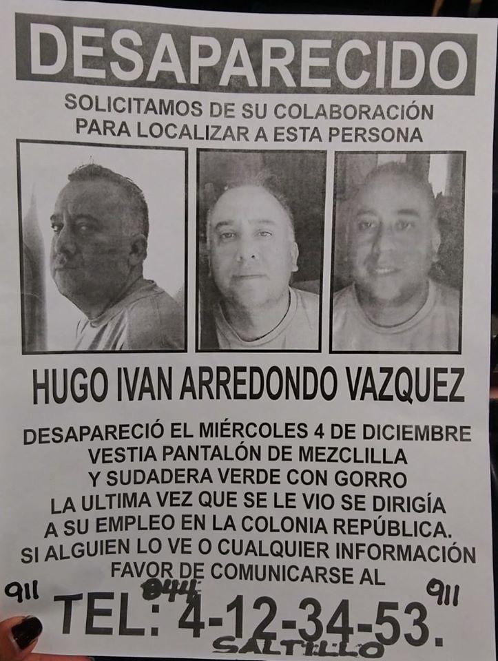 Según Hugo mencionó que una voz en su cabeza le dijo que viajara a Torreón. (Especial)
