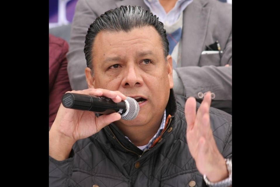 Ignacio Rodríguez, vocero nacional del Movimiento Nacional Taxista. | Cinthya Stettin
