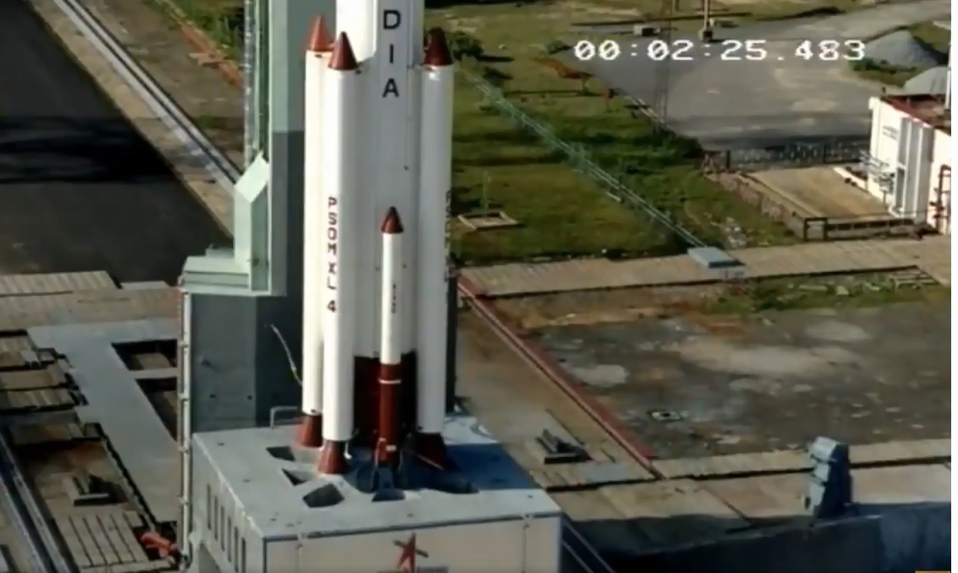 El satélite partió de la India esta madrugada y permitirá captar fotos y clips de video de hasta 90 segundos en alta definición. (Captura de pantalla)