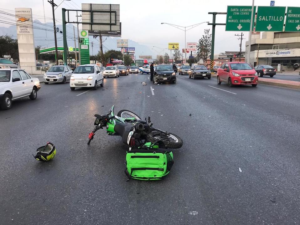El hombre fue trasladado al Hospital Universitario. Foto: Pamela Villanueva.