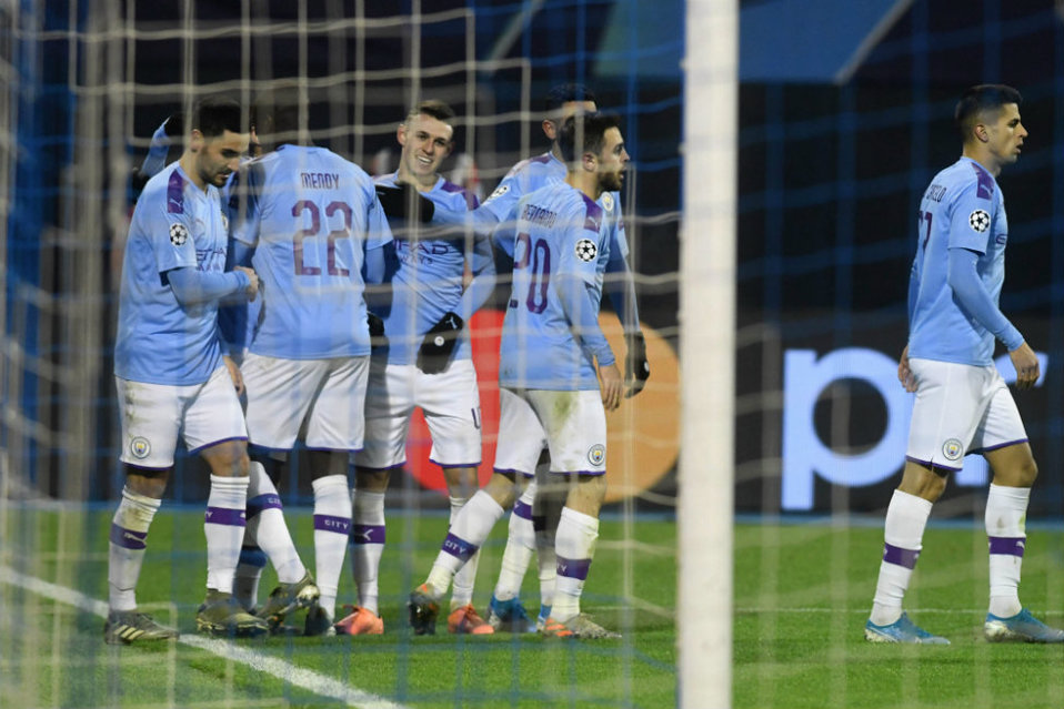 Manchester City goleó al Dynamo de Zagreb (AFP)