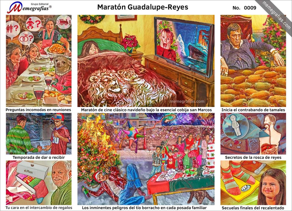 Los usuarios han echado a volar su imaginación en las redes sociales para darle la bienvenida al Guadalupe-Reyes (Twitter: @Clionautica)