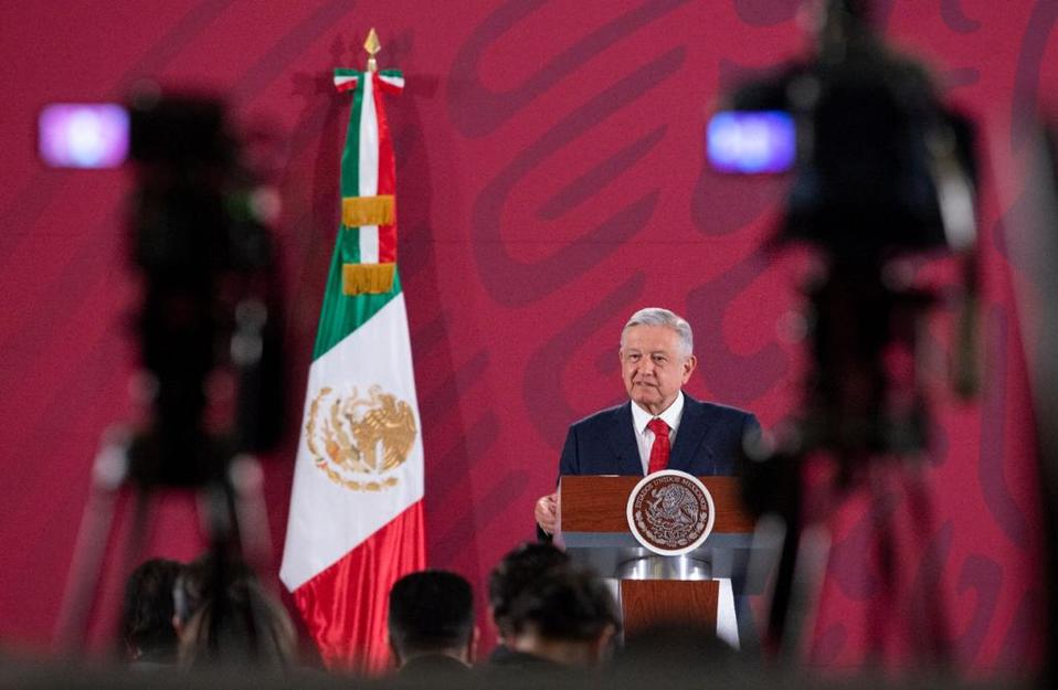 El presidente Andrés Manuel López Obrador en conferencia del 13 de diciembre. (Cortesía)