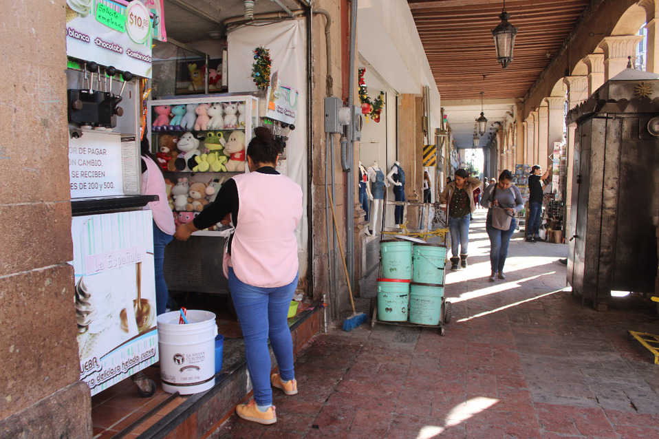 Comerciantes de la Zona Centro. Foto: Dany Béjar