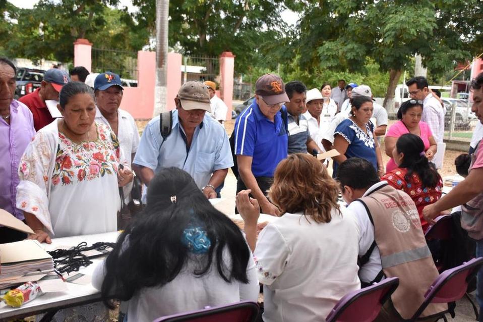 Comunidades indígenas se pronunciaron a favor del Tren Maya en las asambleas consultivas de este sábado. (Especial)