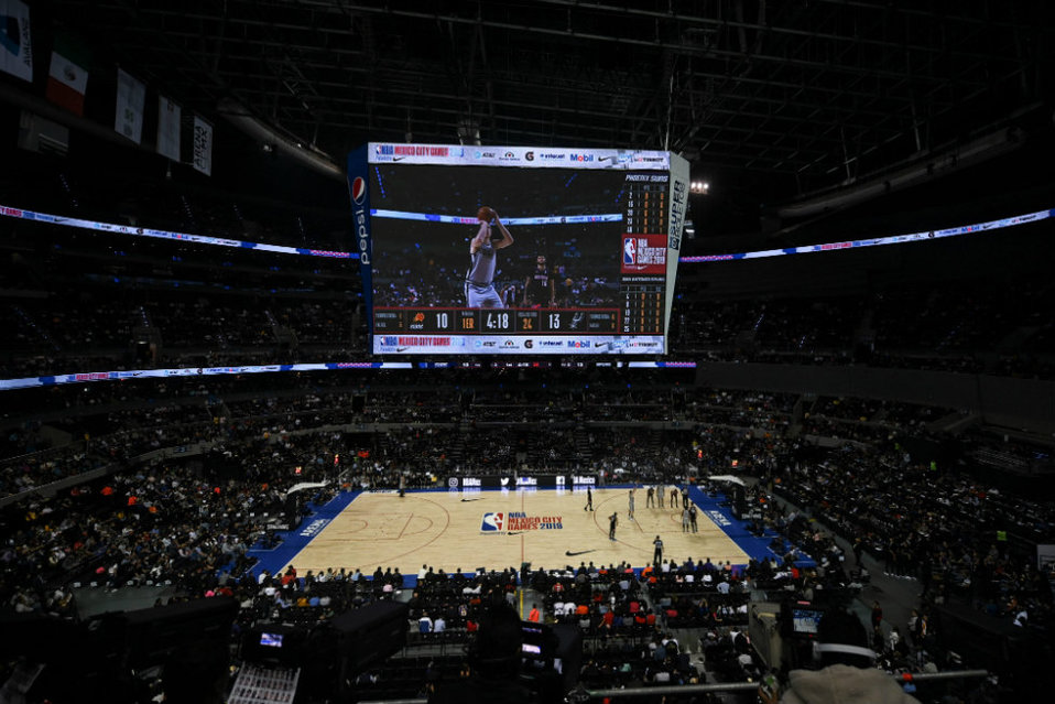 Duelos de la NBA en México 2019 (AFP)