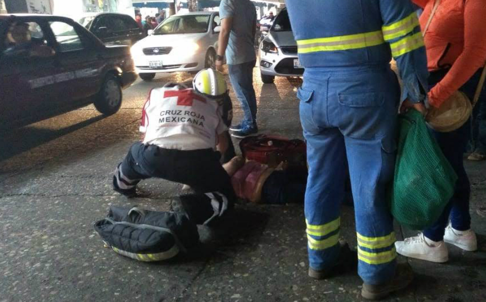 Camioneta de valores atropella a abuelita en Ciudad Madero (Foto/CORTESÍA)