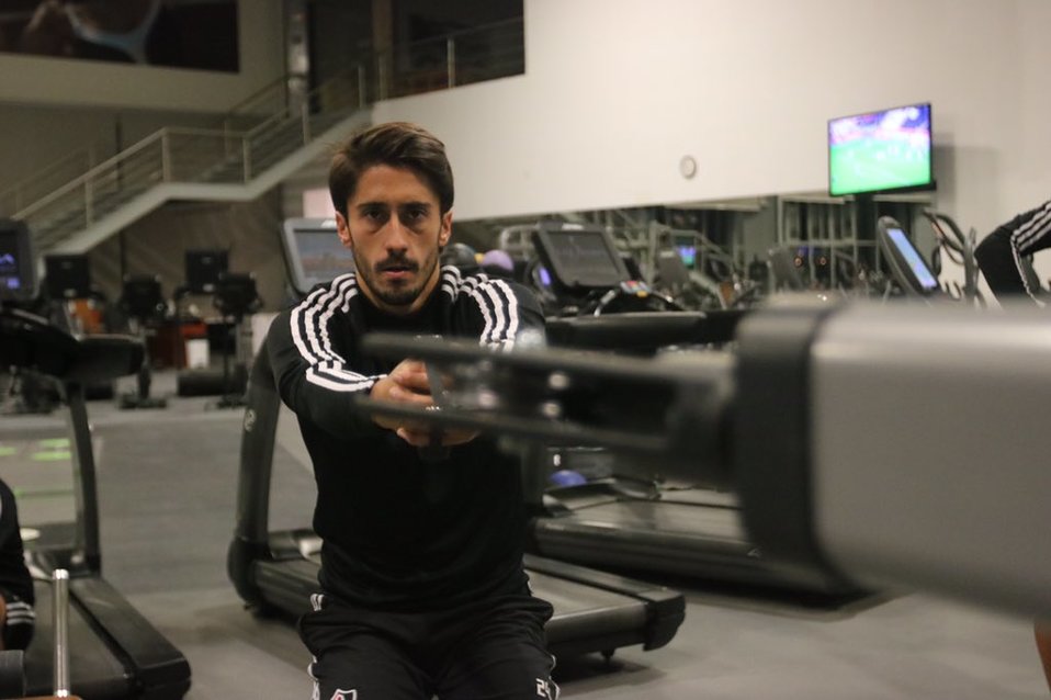 Javier Abella ya esta en pretemporada con Atlas (Twitter @atlasfc)