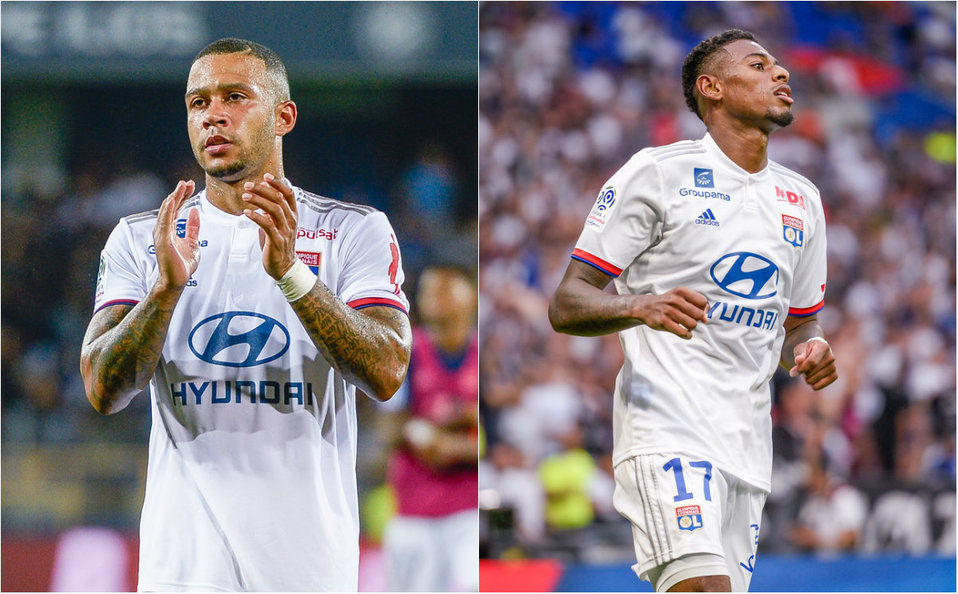 Memphis Depay y Jeff Reine-Adelaïde, los lesionados del Lyon que podrían perderse el resto de la temporada (Twitter @OL_English)