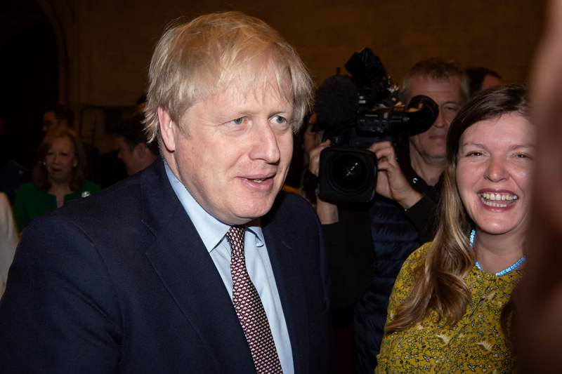 Boris Johnson presentará el viernes su acuerdo de Brexit al parlamento. (AFP)