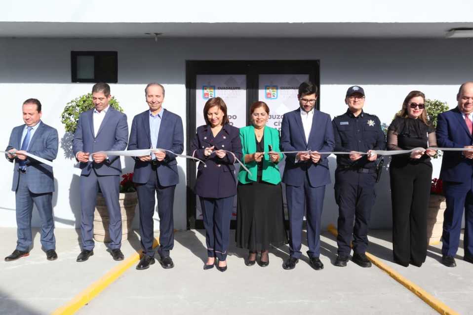 Inauguración del Centro de Justicia Cívica para menores en Guadalupe. (Foto: Raúl Palacios)