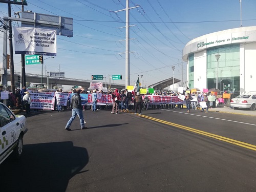 La zona tiene afectación vial. (Abadiel Martínez)