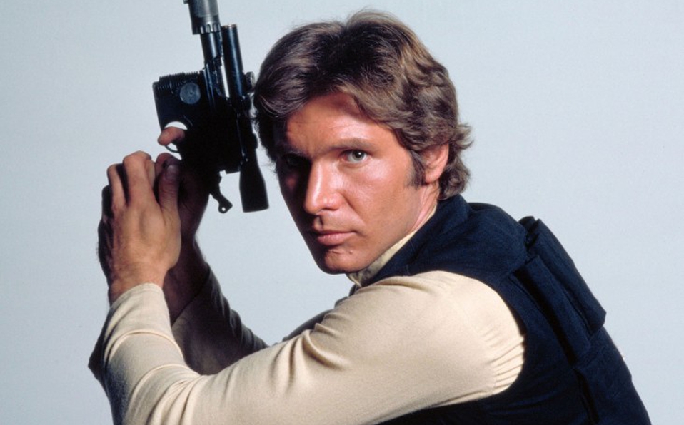 Han Solo de Harrison Ford lidera la lista de personajes de 'Star Wars'.