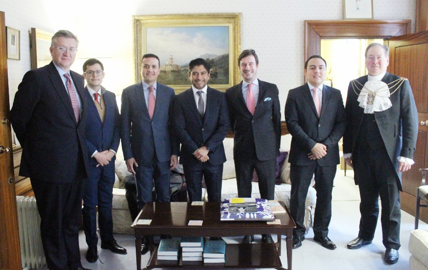 José Luis Romo Cruz se reunió con lideres de Reino Unido. (Cortesía)