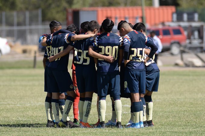 Jugadores del América Sub-17 (Twitter: FMF)