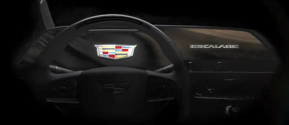 La pantalla de la Escalade 2021 tendrá el doble de resolución que una televisor 4K. (Captura de pantalla)